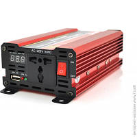 Автомобильный инвертор Voltronic 1500W, 24/220V, 1универсальная розетка, крокодилы