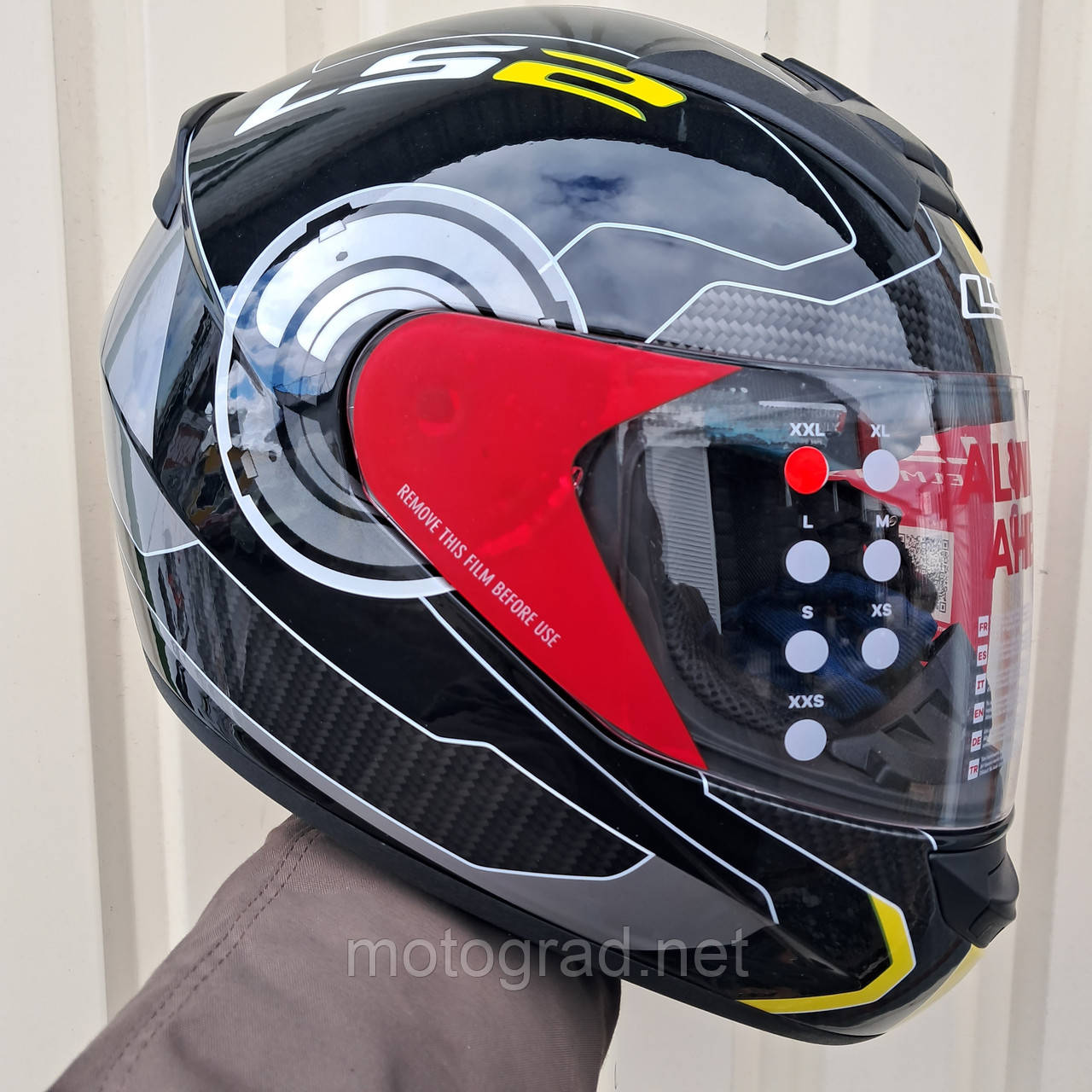 Шолом інтеграл LS2 FF358 ROOKIE GAMMA Yellow stereo, фото 1