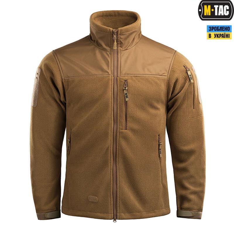 Толстовка тактична військова M-Tac Alpha Microfleece Gen.II Coyote Brown Койот