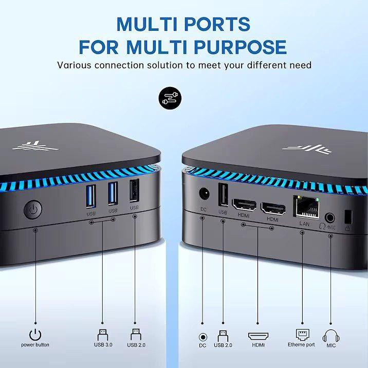 ミニPC NiPoGi MiniPC AK1PRO Windows11 Pro AK1 Pro Mini PC, Intel 11th Gen N5105(up to 2.9GHz) Mini