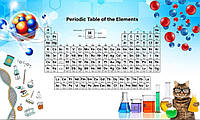 Фотообои:"Таблиця Менделєєва "