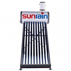 Геліоколектор Sunrain TZL58/1800-10 безнапірний термосифонний сонячний колектор на 10 трубок 100 л гарячої води, фото 3