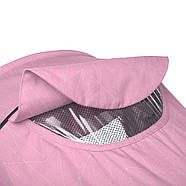 Коляска прогулянкова El Camino ME 1024 X4 Pink Lines книжка сталева рама чохол на ніжки, фото 7