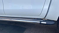 Боковые пороги трубы на Chevrolet Captiva 2006-2011+ защита дуги пороги
