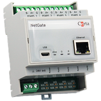 NetGate комунікаційний контролер Certa (Церта), шлюз Modbus RTU/TCP