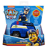 Paw Patrol Chase Spin Master 20114321 Щенячий патруль Гончик Чейз на поліцейській машині, фото 2
