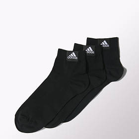 Шкарпетки Adidas Ankle Plain Thin 3 пари, розмір 35-38, Артикул Z25923