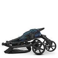 Коляска прогулочная El Camino Favorit v2 M 3409N Midnight Navy навантаження 22кг фаворит синя, фото 10