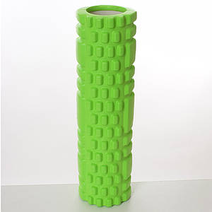 Масажер MS 1836-GR (21 шт.) рулон для йоги, EVA, розмір30-8,5 см, зелений, у кульці, 8,5-30-8,5 см