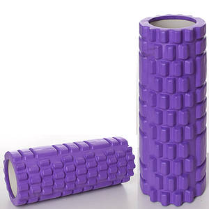 Масажер MS 0857-V (10 шт.) рулон для йоги, ЕVA, розмір 33-14 см, фіолетовий, у кульці, 14-33-14 см