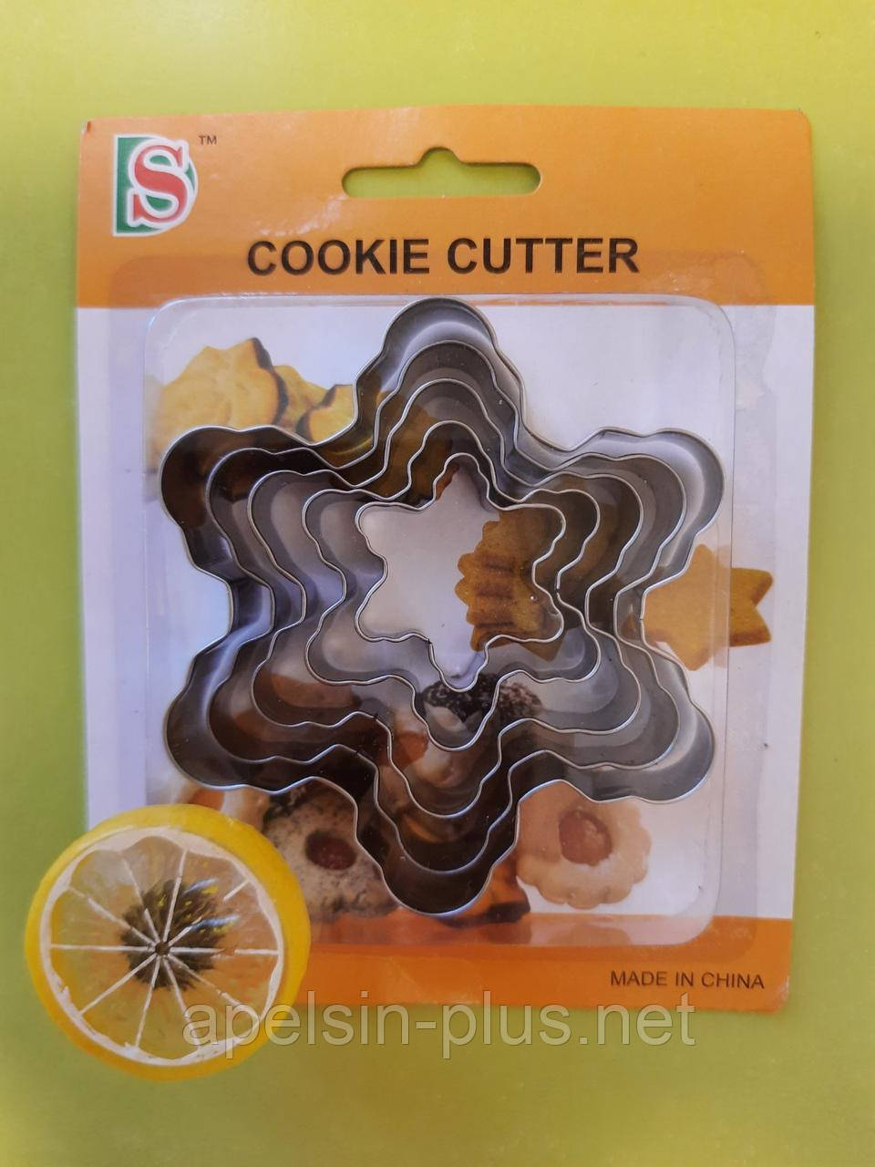 Вирубки металеві сніжинки для пряників і печива опт, фото 1