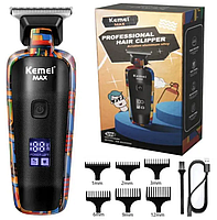 Тример для стрижки та окантовки бороди Kemei Max (KM-5090), фото 4