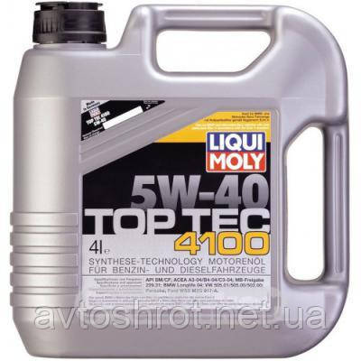 Олива моторна LIQUI MOLY TOP TEC 4100 5W-40 4 л 7547