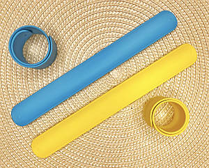 Браслети жовто-блакитні Україна 12 шт./пач.