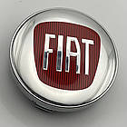 Ковпачок із логотипом Fiat 60 мм 56 мм, фото 2