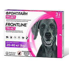 Краплі на холку Boehringer Ingelheim (Merial) Frontline Tri-Act L для собак 20-40 кг (1 піпетка 4 мл)