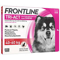 Краплі на холку Boehringer Ingelheim (Merial) Frontline Tri-Act XL для собак 40-60 кг (піпетки 3*6 мл), фото 6