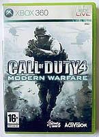 Call of Duty 4 Modern Warfare, Б/В, англійська версія - диск для Xbox 360