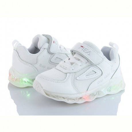 Купить Белые детские кроссовки LED, с подсветкой., цена 465 ₴ — Prom.ua ...