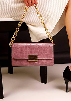 Сумка клатч жіноча бузкова код 7-5340