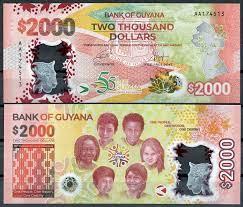 ГАЙАНА. 2000 доларів 2022 р. (P-new). "55 років Незалежності". UNC!