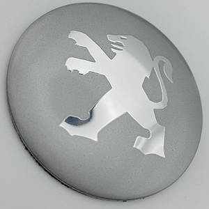 Наклейка для ковпачків із логотипом Peugeot 56 мм
