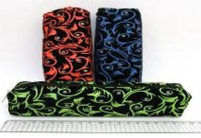 Пенал 1 відд. SFS2365 Візерунки 19*4*5 см із поролоном, фото 1