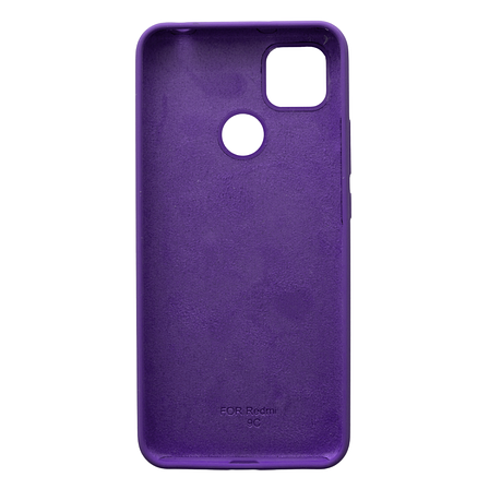 Чохол Silicone Case Premium для Xiaomi Redmi 9C Violet, фото 3