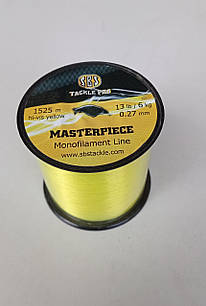 Волосінь SBS Masterpiece Monofilament Line 0.27 мм. Fluro Yellow Жовта. 1525 м.