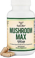 Double Wood Mushroom Max / Суміш із 10 медичних грибів 120 капсул