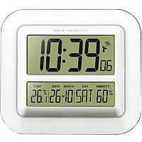 Радиоуправляемые настенные часы Technoline WS8006 Silver