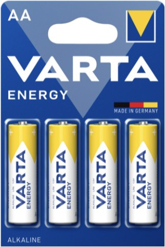 Батарейка Varta Energy Alkaline LR6 (АА), лужна, 1 шт.