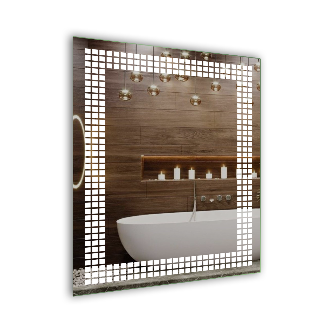 Зеркало LED (60*80*2,5см) PR-D68, фото 1