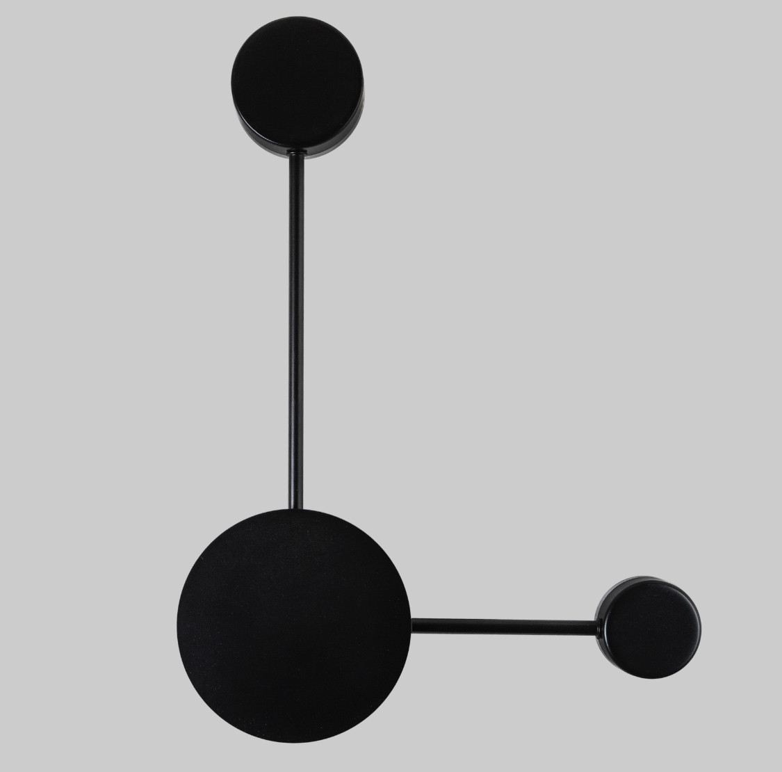 Світлодіодний чорний настінний світильник (61-L179 BK)