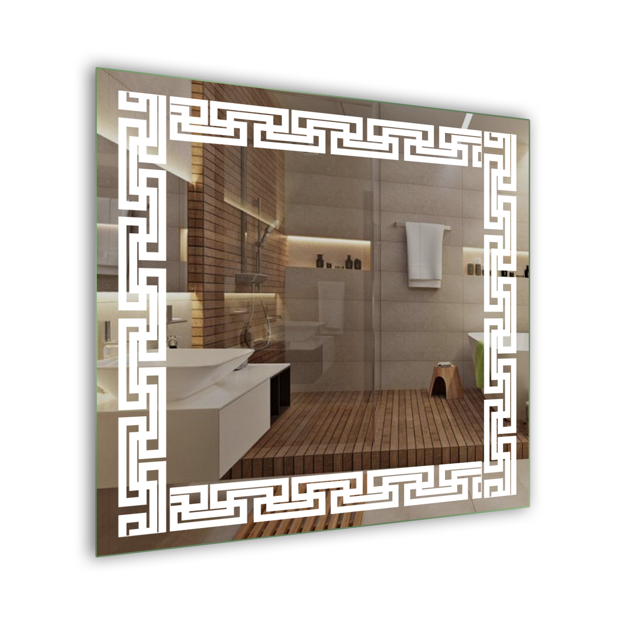 Дзеркало LED (80*80*2,5см) PR-D69, фото 1