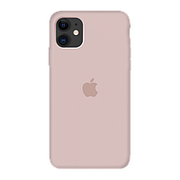 Чехол FULL для iphone 11 silicone case Pink Sand (силиконовый чехол пудра силикон кейс на айфон 11)