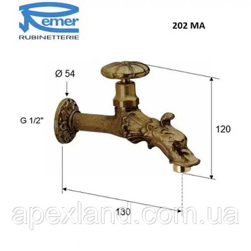 Купить Уличный садовый кран "Голова дракона", цена 1295 грн — Prom.ua ...