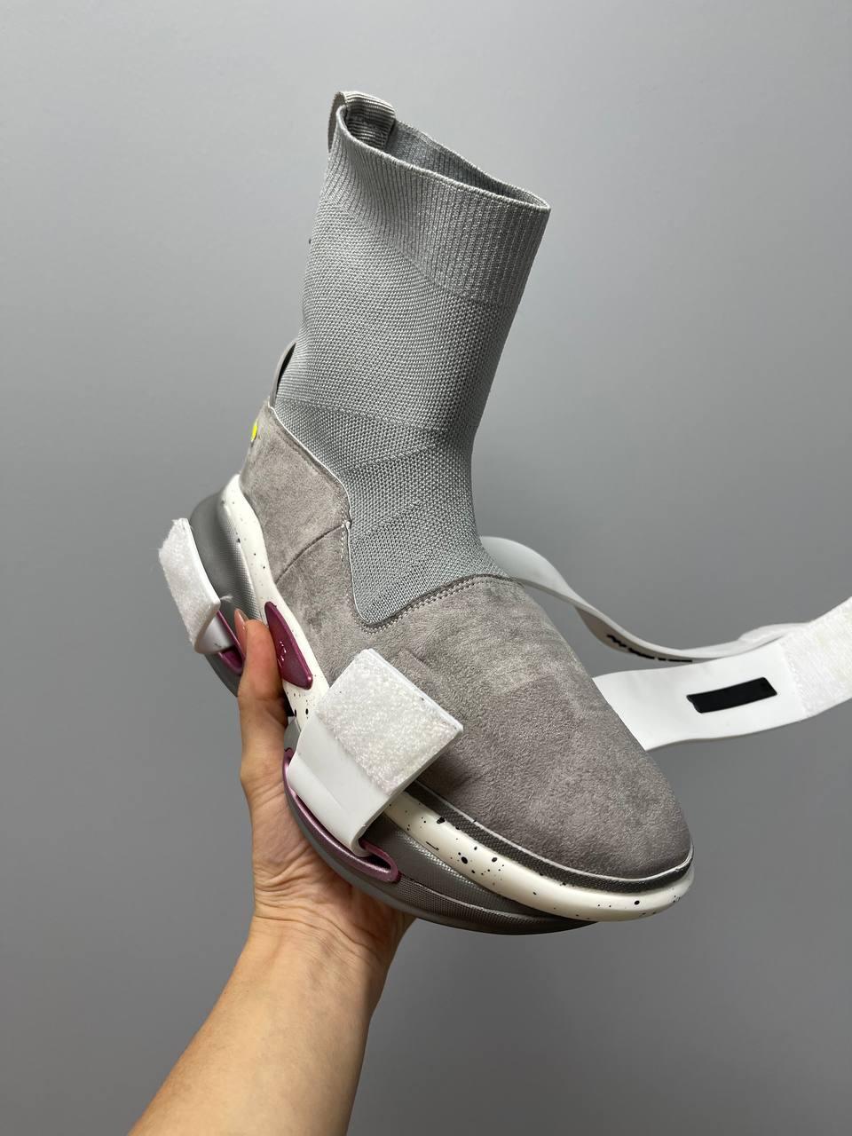 Balmain Bold Sock Sneaker Grey ID 1748885588 4550