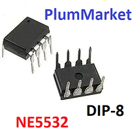 Микросхема NE5532 DIP8