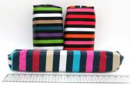 Пенал 1 відділення SFS2359 Смугастий 19*4*5 см із поролоном