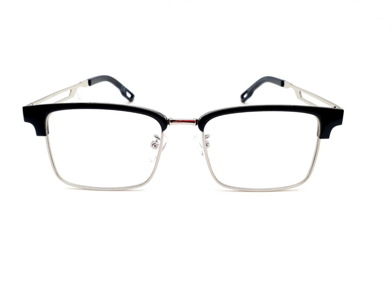 Комп'ютерні окуляри блокувальне синє світло, колір чорно-сріблясті