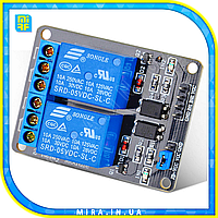 Модуль реле двухканальный
