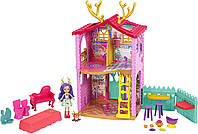 Игровой набор Домик в лесу оленя Данессы Enchantimals Cozy Deer House Playset with Danessa Deer Doll HFC41