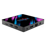 Медіаплеєр Android 11 Smart TV Box Rockchip RK3318 4/64GB H96 Max, фото 2