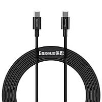 Кабель зарядный Baseus Superior Series Type-C to Type-C 100W 2м Black (CATYS-C01)