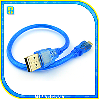 Кабель USB type A - micro USB 30см