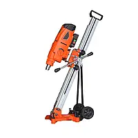 Установка алмазного буріння GTM DK-250/2 4,8 кВт 500об/хв  зі стійкою та нахилом 45°