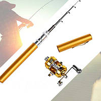 Карманная удочка в виде ручки Fish Pen Fishing Rod In Pen Case BK322-01
