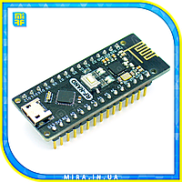 Микроконтроллер Arduino Nano 3.0 ATMega328 CH340 microUSB с NRF24l01+ 2,4G ножки припаяны