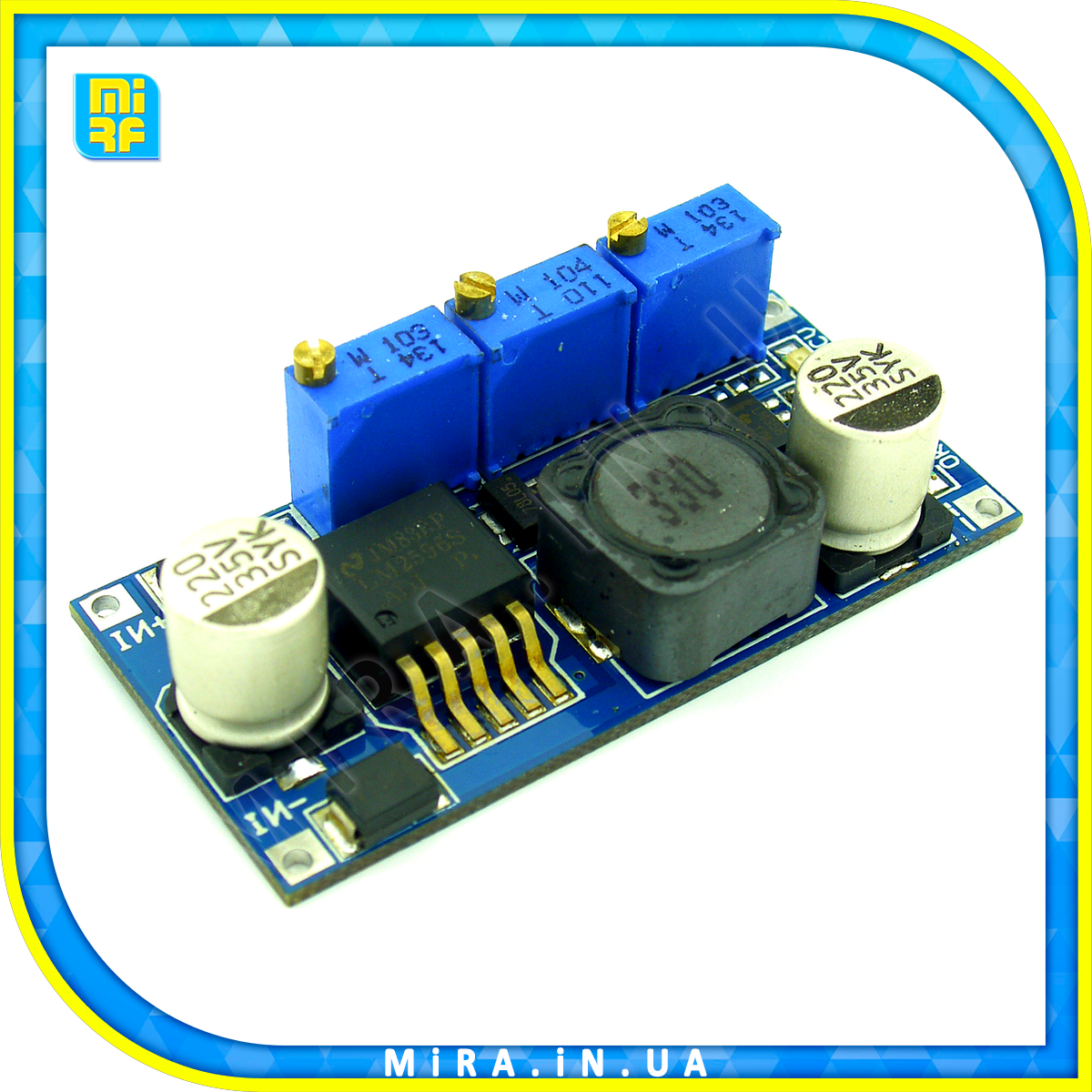 Конвертер Понижающий DC-DC LM2596 с Регулировкой Напряжения и Тока 3А ...